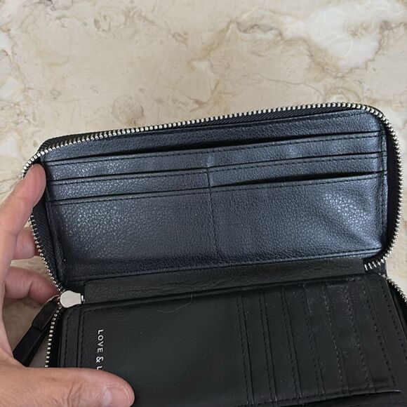 Love & Lore Eden Continental Wallet Black - Picture 10 of 13